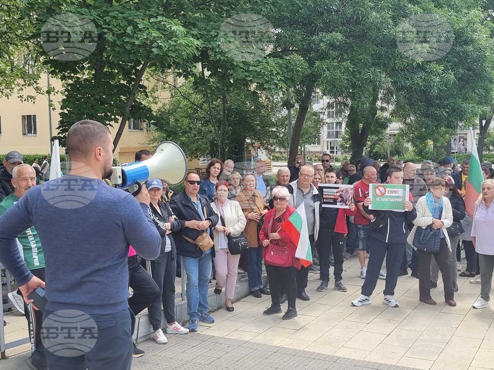 Перник - протест за запазване на българския лев