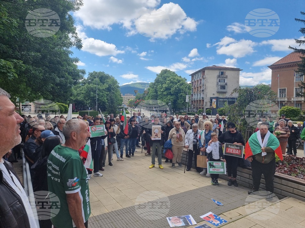 Перник - протест за запазване на българския лев