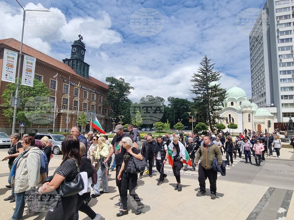 Перник - протест за запазване на българския лев