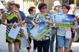 Варна - ветрогенератори - протест