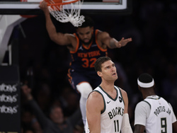 Bucks Knicks Basketball
