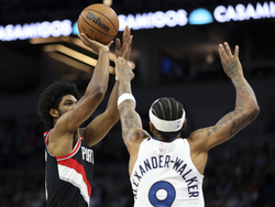 Trail Blazers Timberwolves Basketball