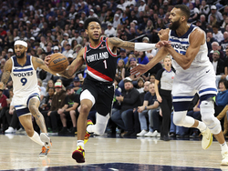 Trail Blazers Timberwolves Basketball