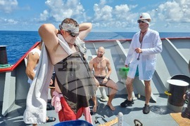 Day 27 - NAVAL RSV 421 - Equator - Baptism