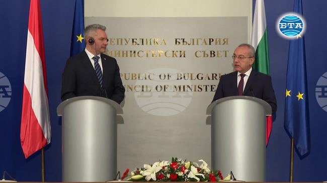 За България остава основен приоритет присъединяването към Шенген, заяви служебният премиер Гълъб Донев