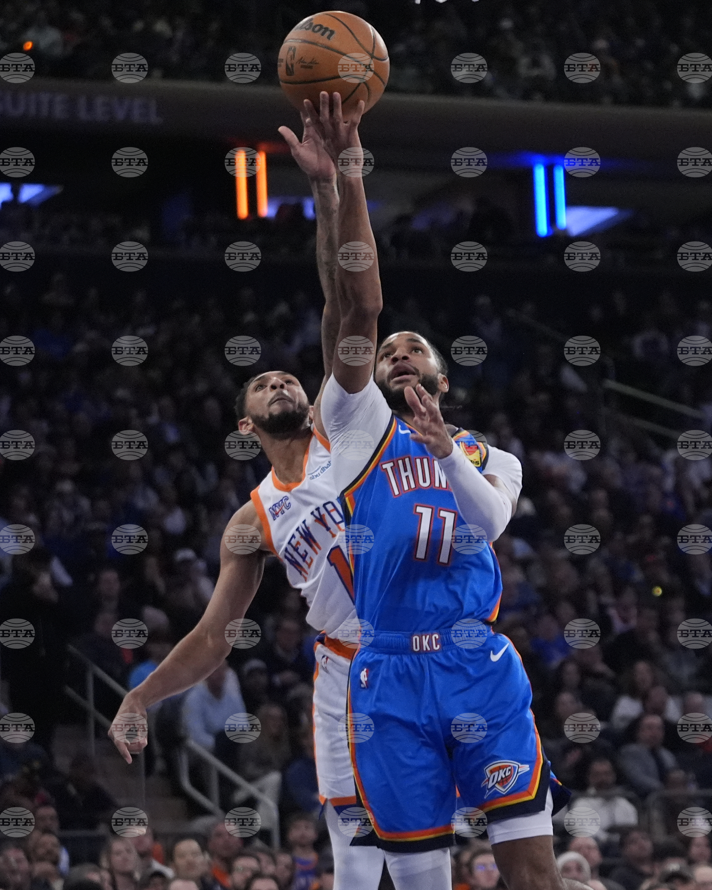 Thunder Knicks Basketball
