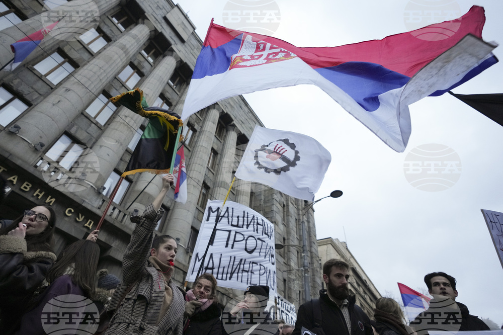 Thousands of Serbian Students Take to the Streets Again to Demand Justice