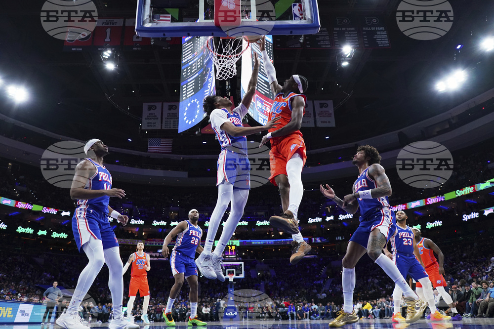 Thunder 76ers Basketball