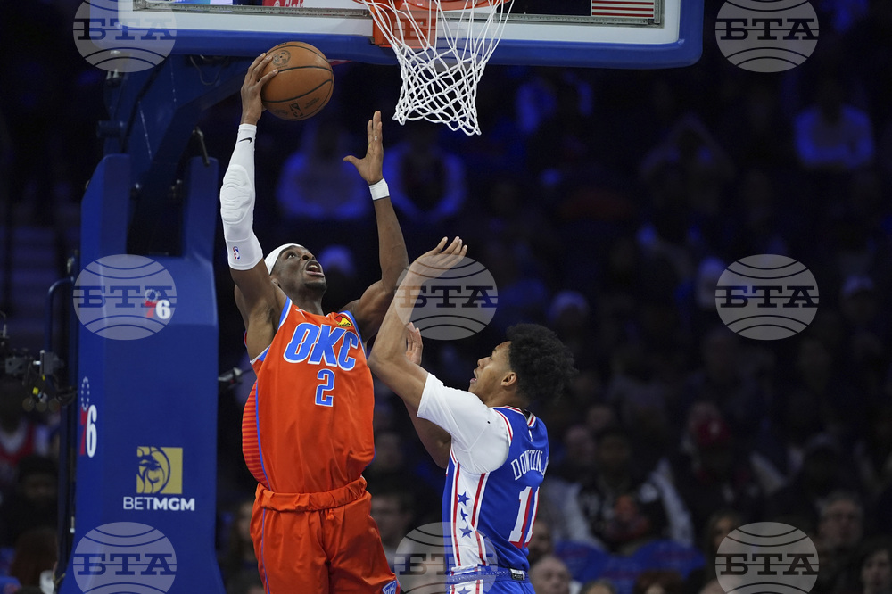 Thunder 76ers Basketball