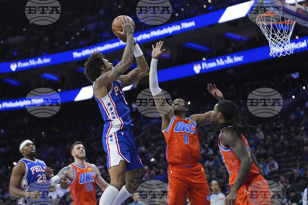 Thunder 76ers Basketball