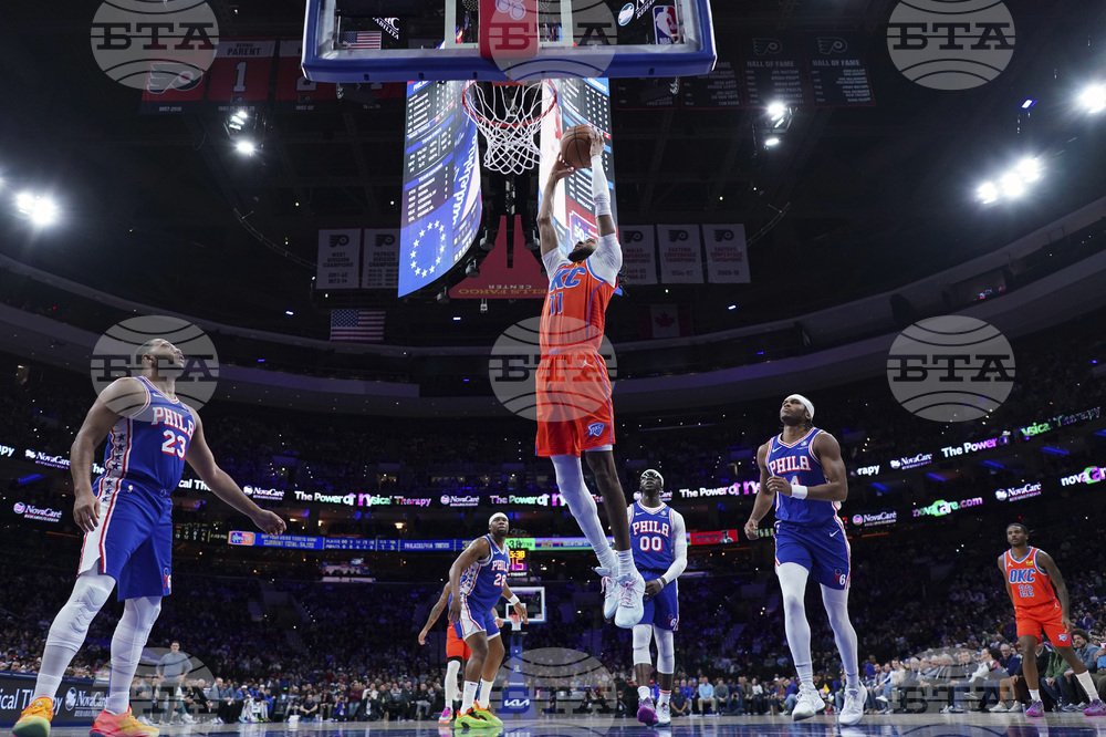 Thunder 76ers Basketball