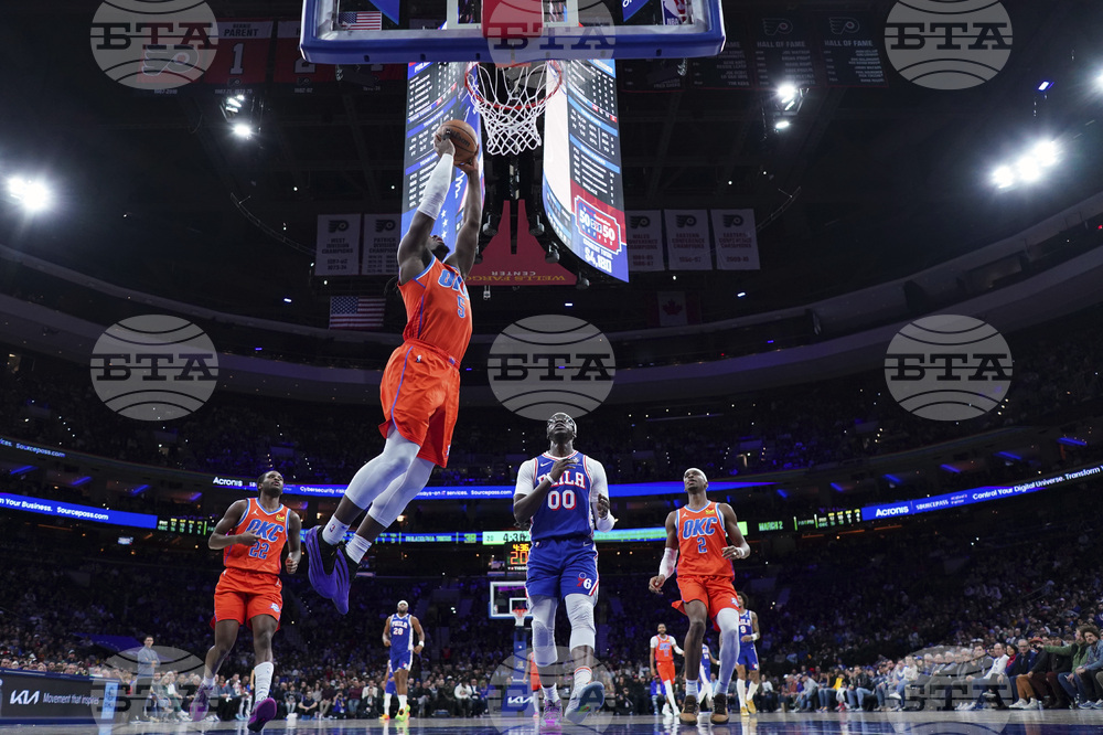 Thunder 76ers Basketball