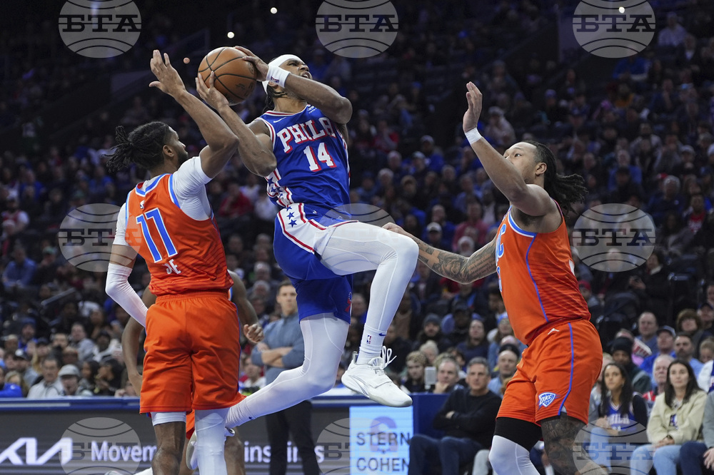 Thunder 76ers Basketball