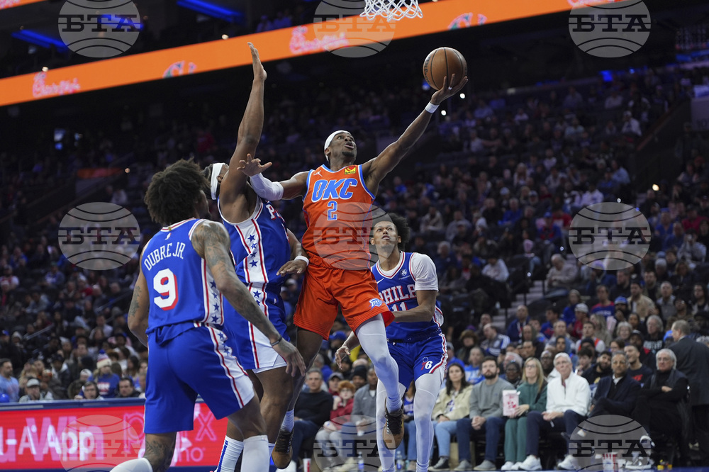 Thunder 76ers Basketball