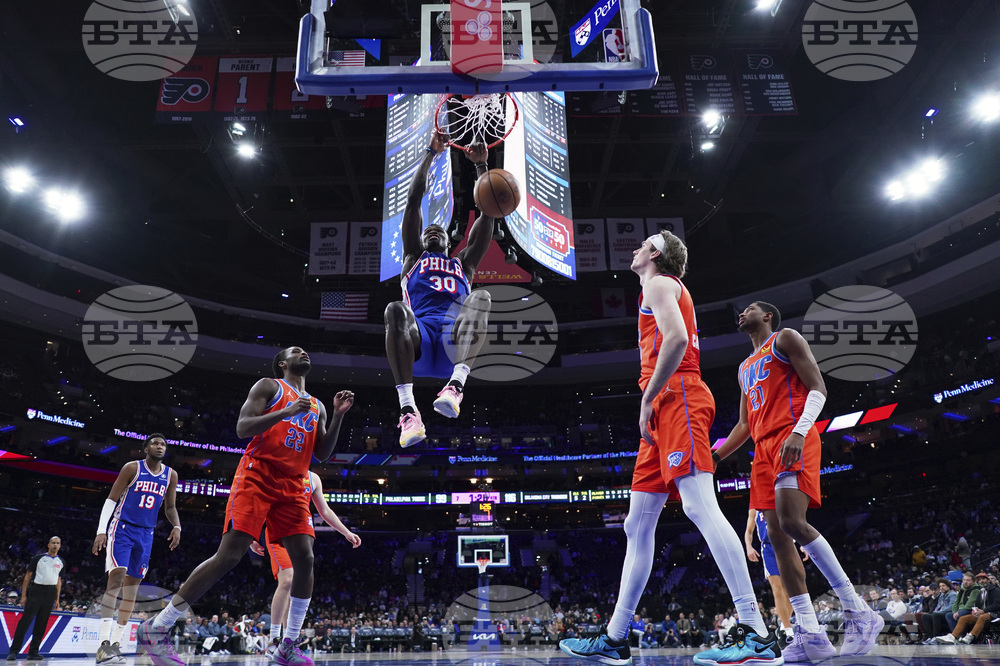 Thunder 76ers Basketball