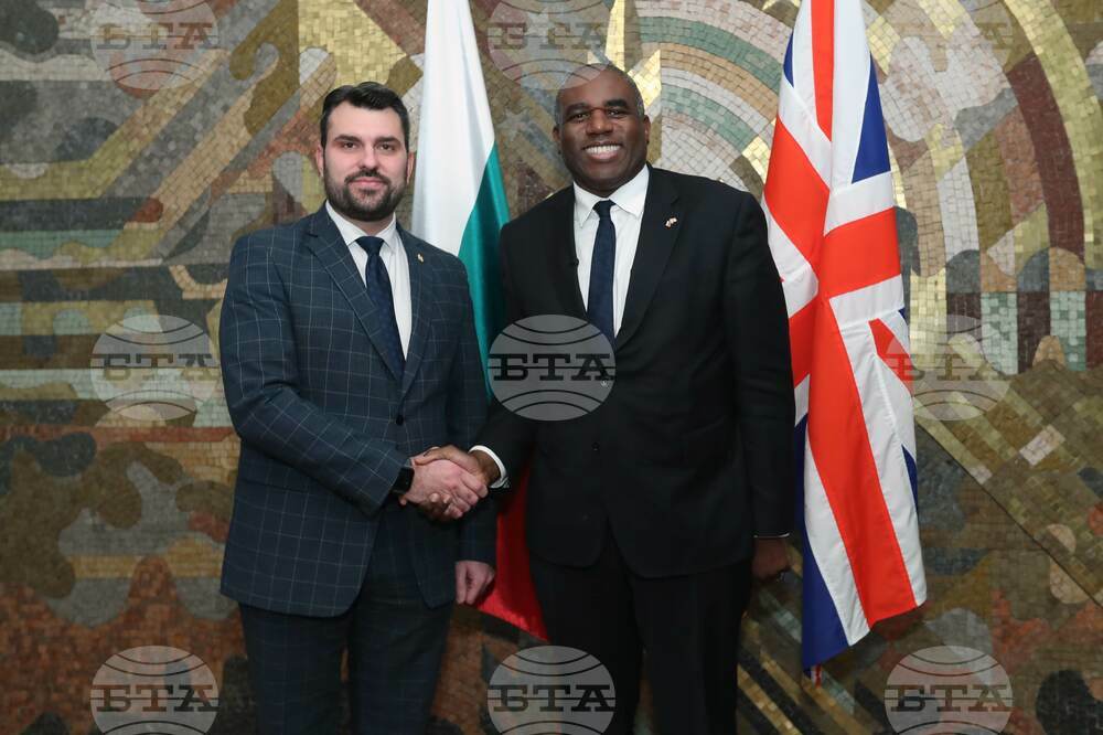 Foreign Minister Georgiev Confers with His UK Counterpart Lammy