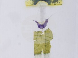 Творба от изложбата „Диалог чрез изкуство“. Снимка: НХА