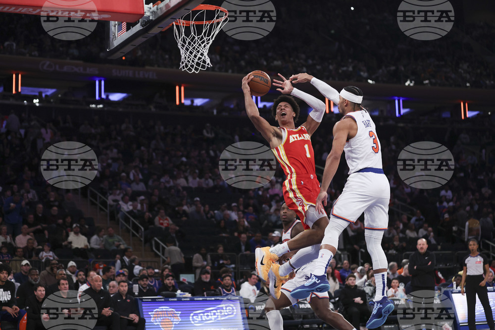Hawks Knicks Basketball