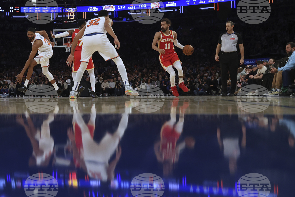 Hawks Knicks Basketball