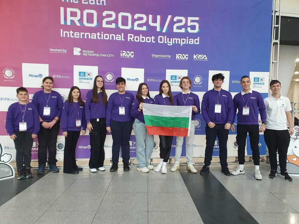 Students from Burgas Rank Third at International Robotics Olympiad in South Korea