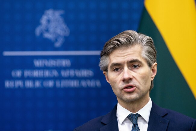 Литовският министър Кестутис Будрис пристигна в Киев за подкрепа на Украйна