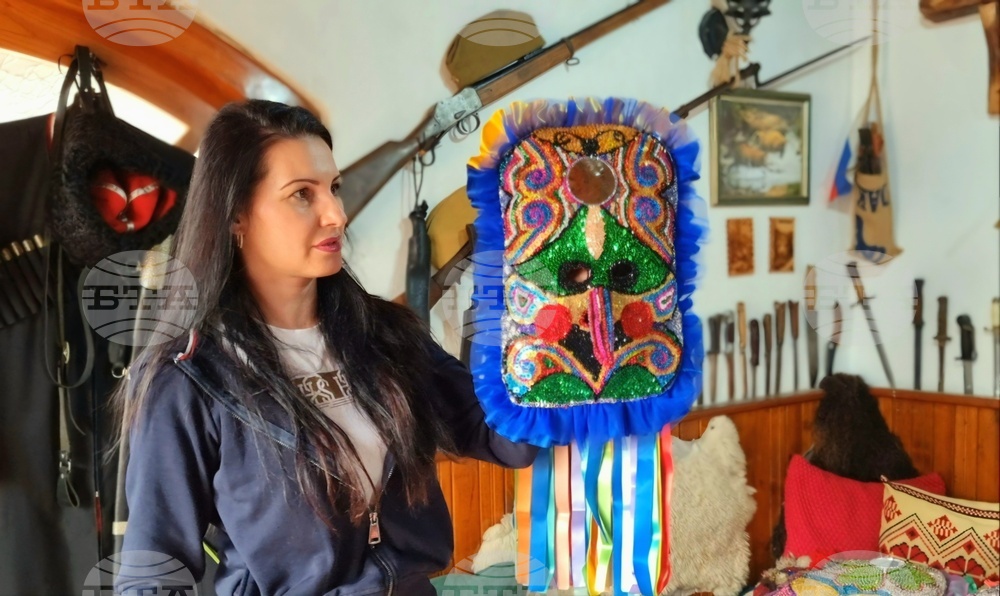 Craftswoman of Kuker Masks Prepares for 26th International Masquerade Festival Kukerlandia