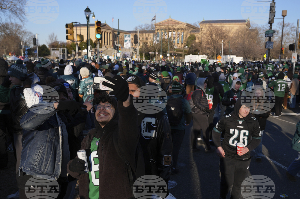 Super Bowl Eagles Parade Football
