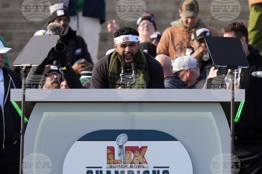 Super Bowl Eagles Parade Football