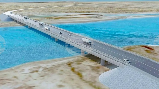 Казинформ: Туркменистан приключва строителството на мост до границата с Казахстан