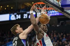Pistons Jazz Basketball