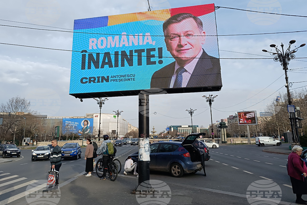 Кандидатът за президент на управляващата коалиция в Румъния Крин Антонеску би спечелил на втори тур срещу фаворита Джордже Симион, сочи анкета