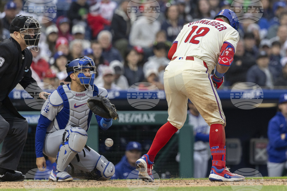 Dodgers Phillies Baseball