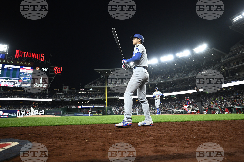 Dodgers Nationals Baseball