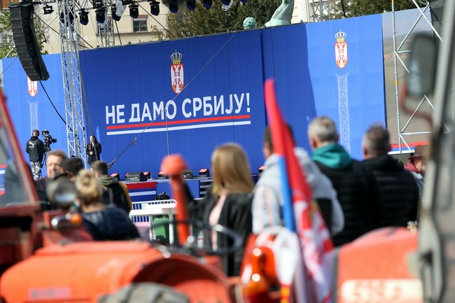 Антиправителствени протести в Сърбия след трагедията в Нови Сад