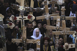 APTOPIX Israel Palestinians Good Friday