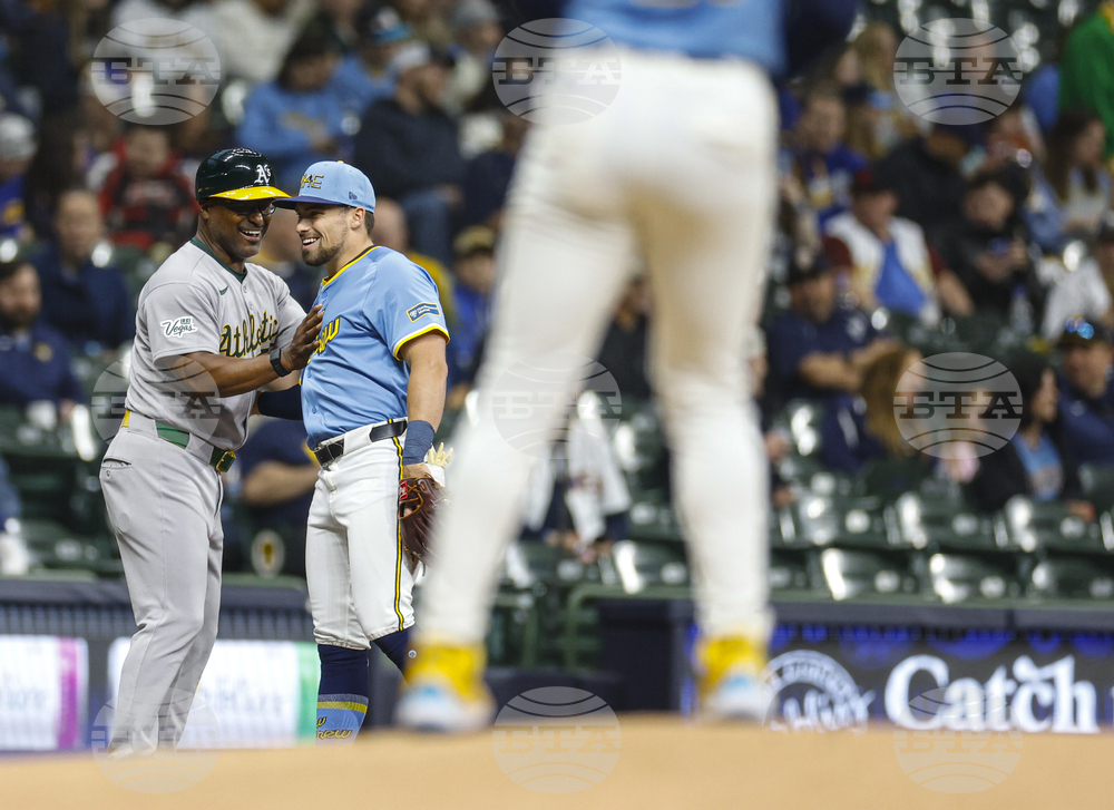 Athletics Brewers Baseball