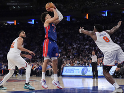Pistons Knicks Basketball