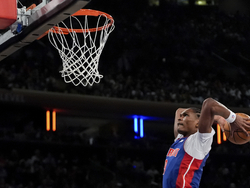 Pistons Knicks Basketball