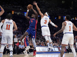 Pistons Knicks Basketball