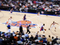 Pistons Knicks Basketball