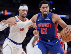 Pistons Knicks Basketball