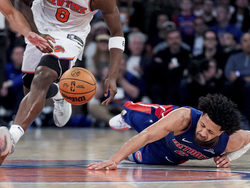 Pistons Knicks Basketball