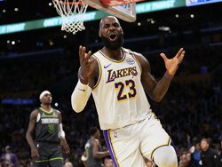 Timberwolves Lakers Basketball