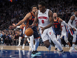 Pistons Knicks Basketball