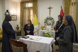 Iraq Obit Pope Francis Global Reax