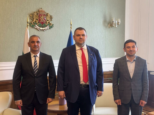 Делян Пеевски обсъди развитие на община Гурково с кмета Кънчо Папазов