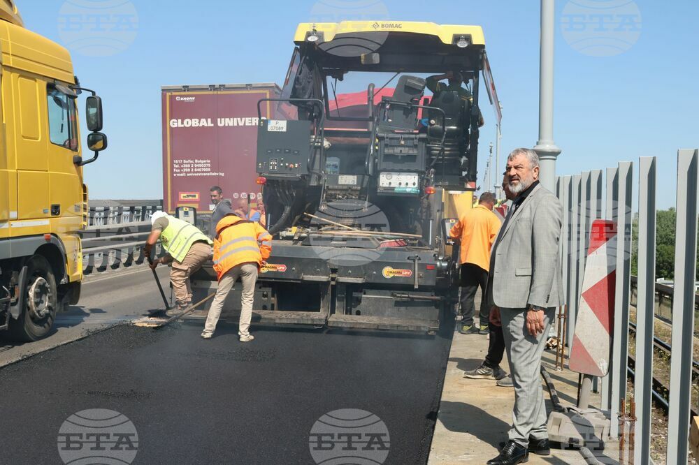 Приключи асфалтирането на Дунав мост при Русе