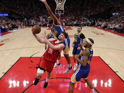Warriors Rockets Basketball