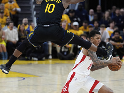 APTOPIX Rockets Warriors Basketball
