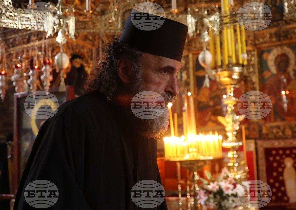 Гърция - Света Гора - Зографски манастир - празник